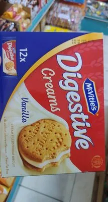 McVities Digestive Cream Vanilla 12pcks 480 g