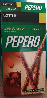 Lotte Pepero Almond chocolate & biscuits 32 g