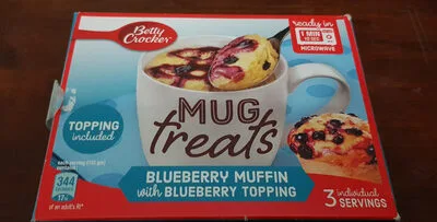 Betty Crocker Mug treats - blueberry muffin with blueberry topping 135 g