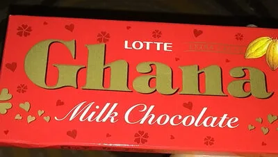 lotte Ghana Milk Chocolate 50 g