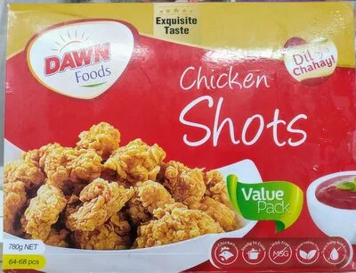 dawn foods chicken shots 780 g