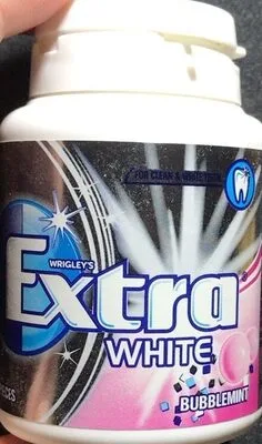 Wrigley's Extra White Bubblemint Sugarfree Chewing Gum Bottle 46 pcs
